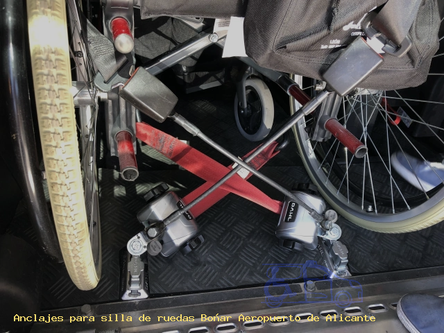 Anclaje silla de ruedas Boñar Aeropuerto de Alicante